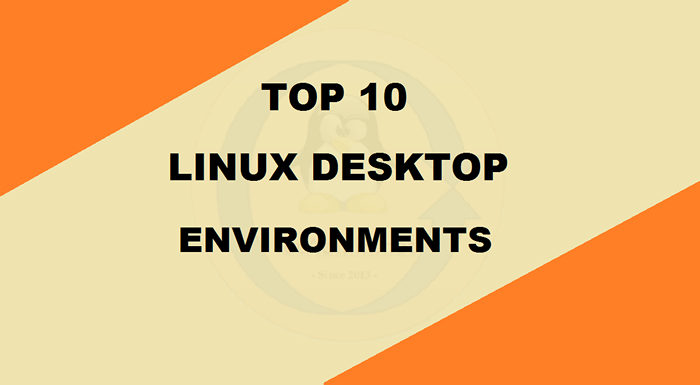 10 najlepszych środowisk stacjonarnych Linux 2023
