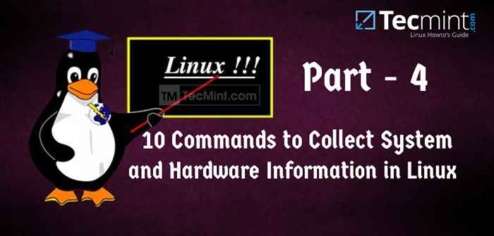 10 comandos para coletar informações do sistema e hardware no Linux