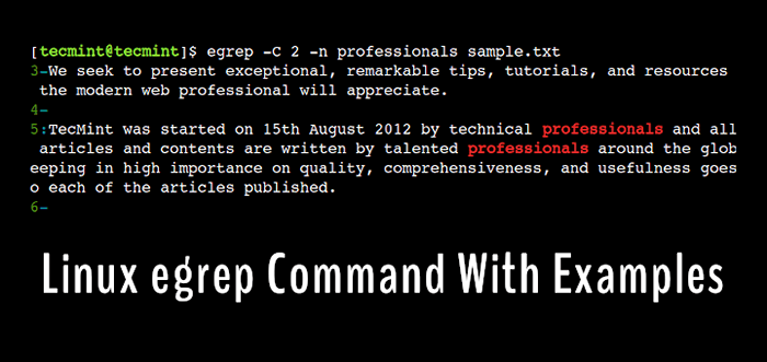 20 Ejemplos de comando EGREP de Linux