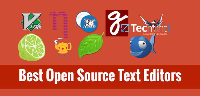 23 mejores editores de texto de código abierto (GUI + CLI) en 2021