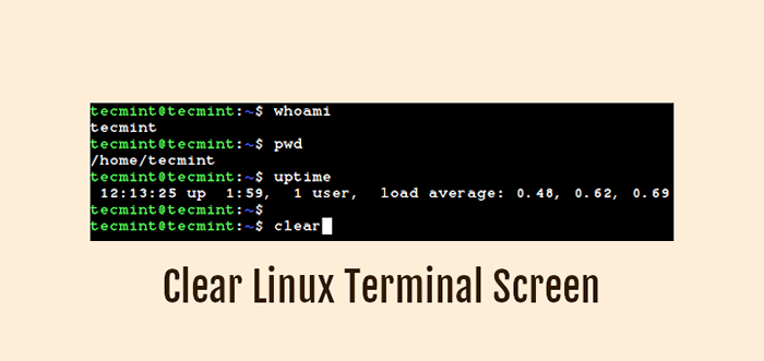 4 Nützliche Befehle zum Löschen von Linux -Terminalbildschirm