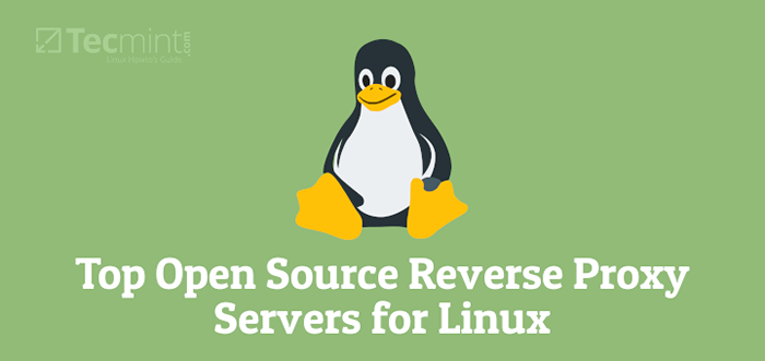 8 servidores proxy reversos de código aberto de código aberto para Linux