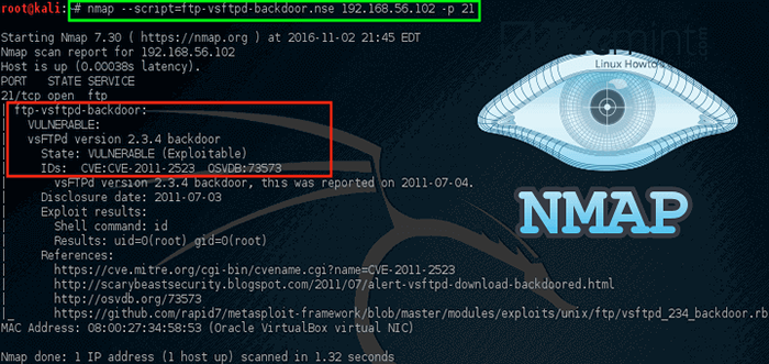 Panduan Praktikal untuk NMAP (Pengimbas Keselamatan Rangkaian) di Kali Linux