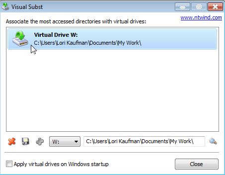 Przypisz litery dysku do folderów w systemie Windows