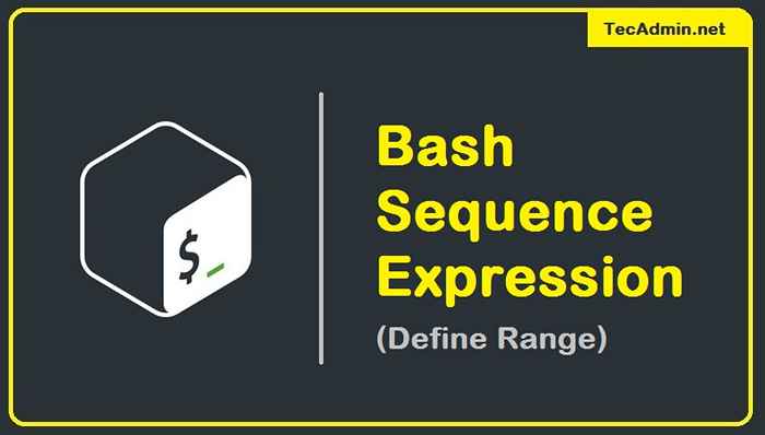 Expresión de secuencia bash (Definir el rango)