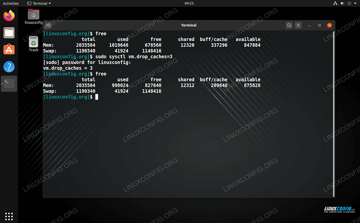 Kosongkan cache pada linux