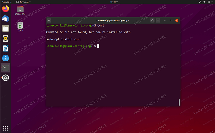 Commande 'curl' introuvable sur Ubuntu 20.04 FOCAL FOSSA