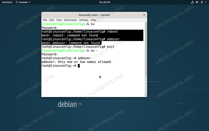 Comando não encontrado - caminho ausente para /sbin no debian gnu /linux