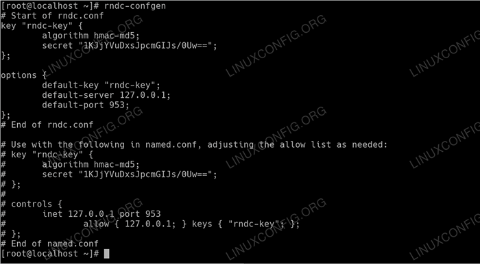 Configure a chave RNDC para o Bind DNS Server no CentOS 7