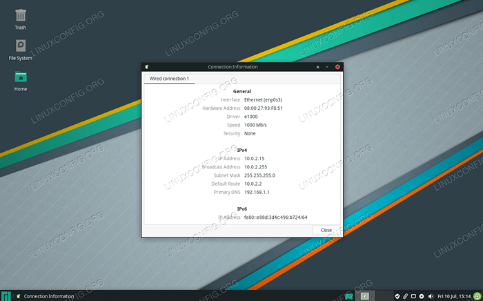 Configuration du réseau sur Manjaro Linux