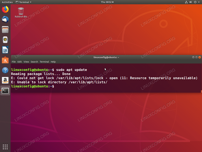 Não foi possível obter bloqueio de trava Lib Dpkg Lock - Ubuntu/Debian