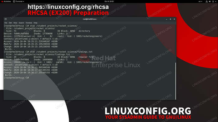 Crear y configurar directorios SetGID para la colaboración - Preparación de objetivos RHCSA