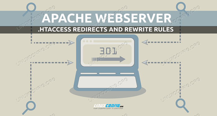 Buat redirect dan tulis ulang aturan ke .htaccess pada server web apache