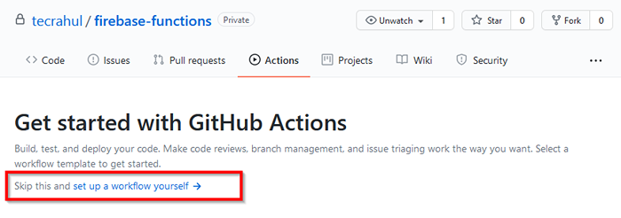 Stellen Sie die Angular -App mit GitHub -Aktionen für Firebase ein