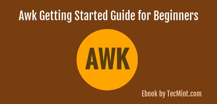 Ebook presentando la guía AWK Getting para principiantes