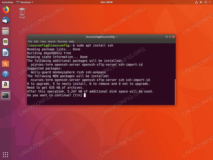 Aktivieren Sie SSH auf Ubuntu 18.04 Bionic Beaver Linux