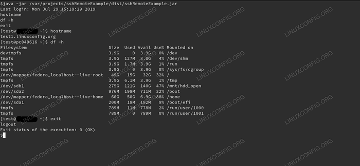 Ejecución de comandos en una máquina remota desde Java con JSCH