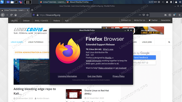 Firefox vs Firefox ESR na Linux