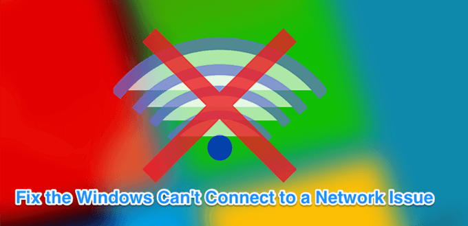 Corrija o erro “Windows não pode conectar -se a esta rede”