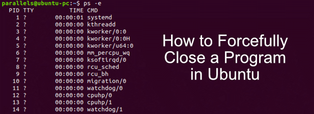Tutup program dengan paksa di Ubuntu