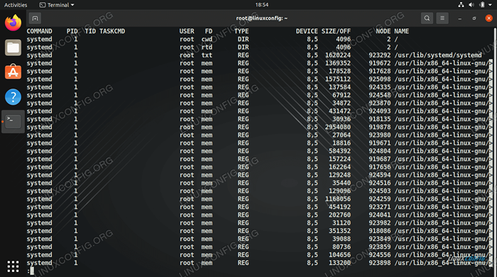 Panduan ke arahan LSOF Linux dengan contoh