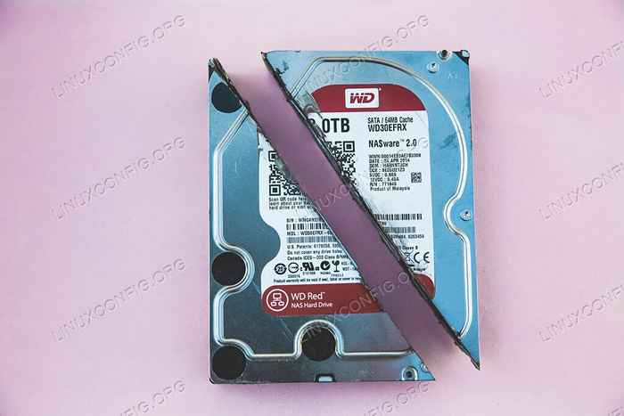 Hard drive merobek -robek di Linux