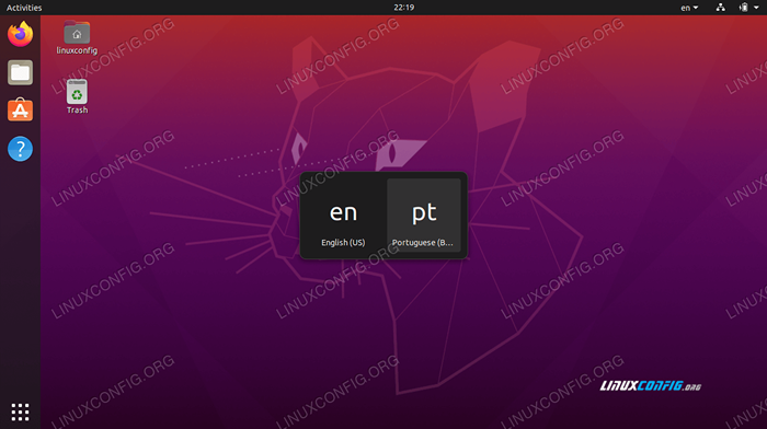 Jak dodać i przełączyć układ klawiatury na Ubuntu 20.04 Desktop