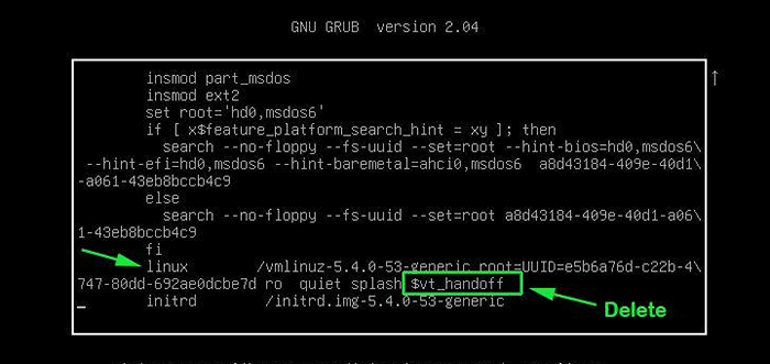 Cara boot ke mod penyelamat atau mod kecemasan di Ubuntu 20.04/18.04
