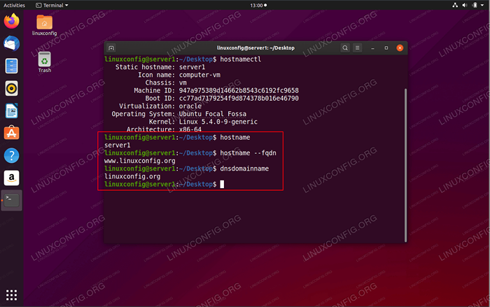 Comment changer FQDN (nom de domaine) sur Ubuntu 20.04 Focal Fossa Linux