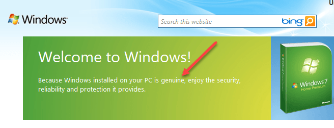 So überprüfen Sie, ob Windows 7 echt ist?