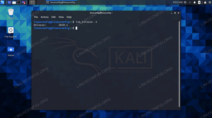 Como verificar a versão Kali Linux
