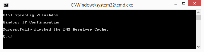 Cara menghapus cache DNS di windows