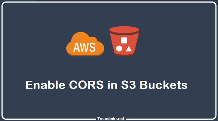 Cómo configurar Cors en los cubos de Amazon S3