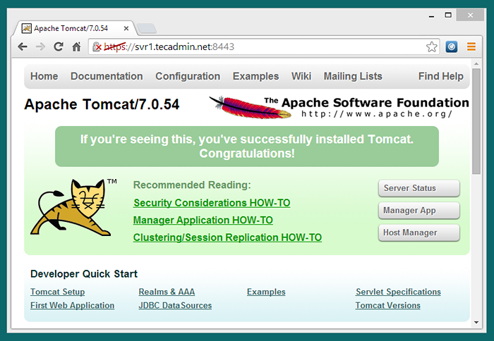 Cómo configurar el certificado SSL en Tomcat