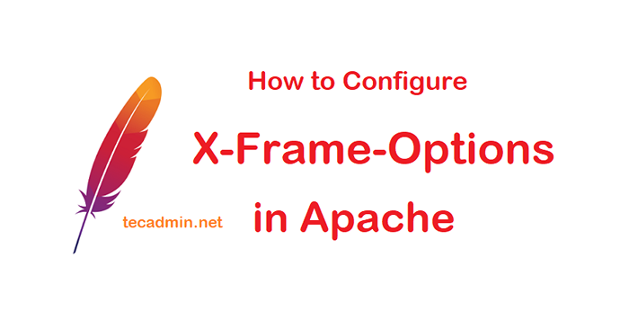 Cómo configurar las opciones X-Frame en Apache