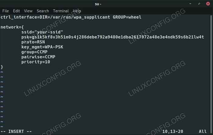 Como se conectar ao WiFi da CLI no Debian 10 Buster