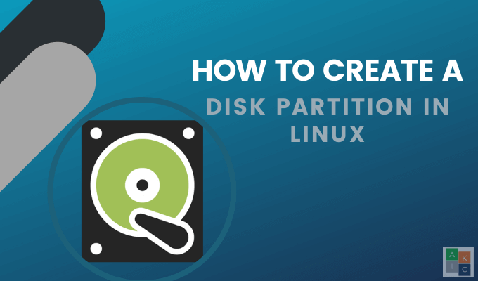 Cara membuat partisi disk linux