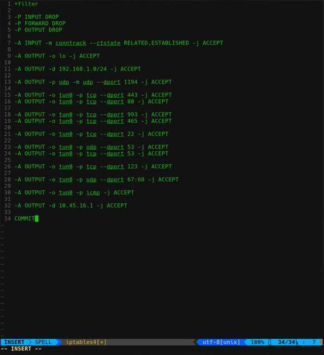 Como criar um VPN Killswitch usando iptables no Linux