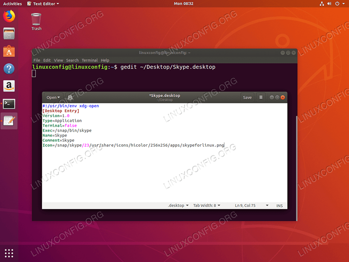 Como criar um lançador de atalho de mesa no Ubuntu 18.04 Bionic Beaver Linux