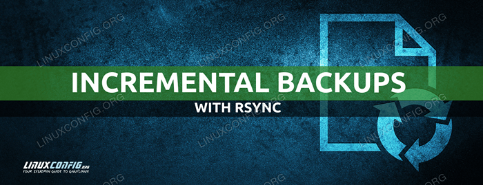 So erstellen Sie inkrementelle Sicherungen mit RSYNC unter Linux