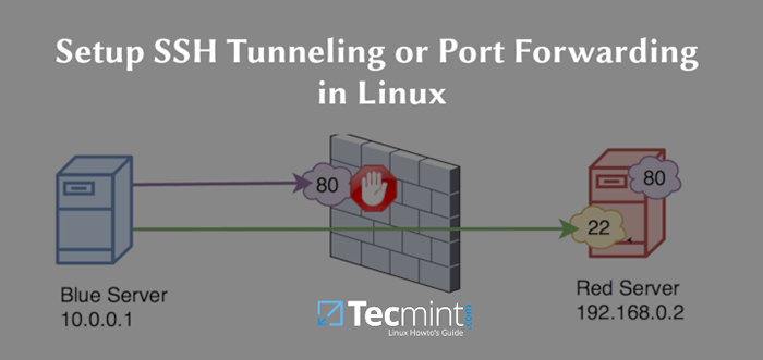 Cara membuat terowong SSH atau penghantaran port di Linux