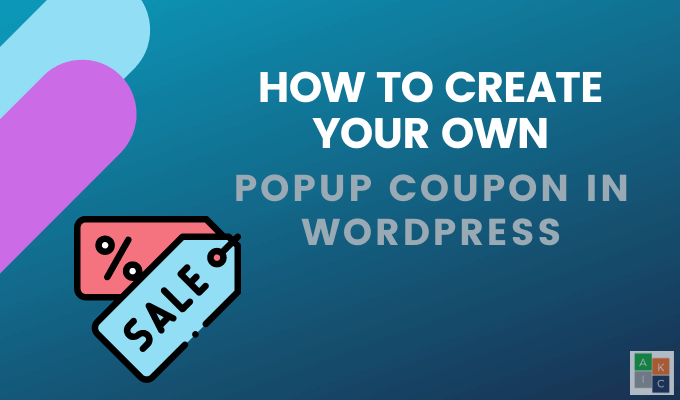 Como criar seu próprio pop -up de cupom no WordPress