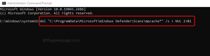 Cara menghapus file mpcache di windows 10/11