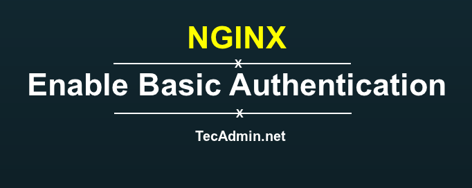 Comment activer l'authentification de base sur Nginx
