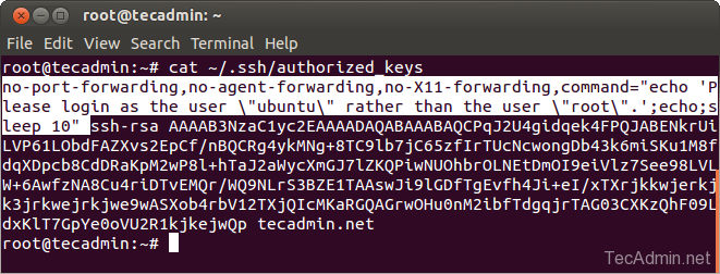 Cómo habilitar SSH como root en la instancia de AWS Ubuntu