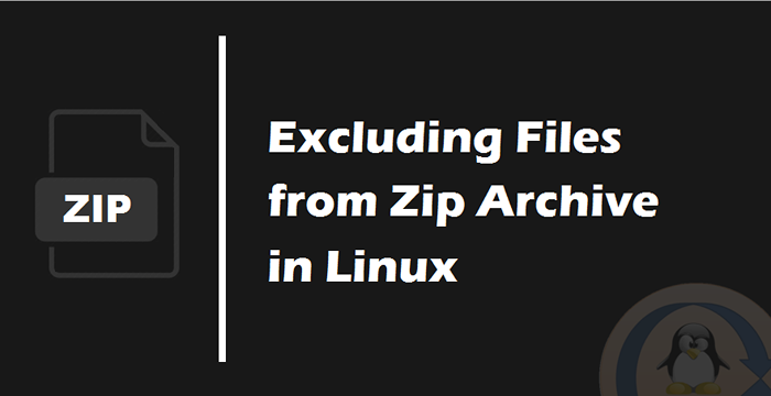 Cómo excluir archivos de un archivo zip