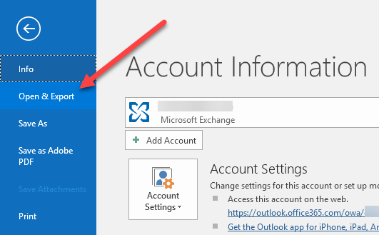 Cara mengeksport e -mel anda dari Microsoft Outlook ke CSV atau PST