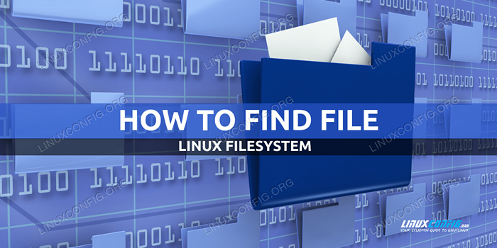 Comment trouver un fichier dans Linux