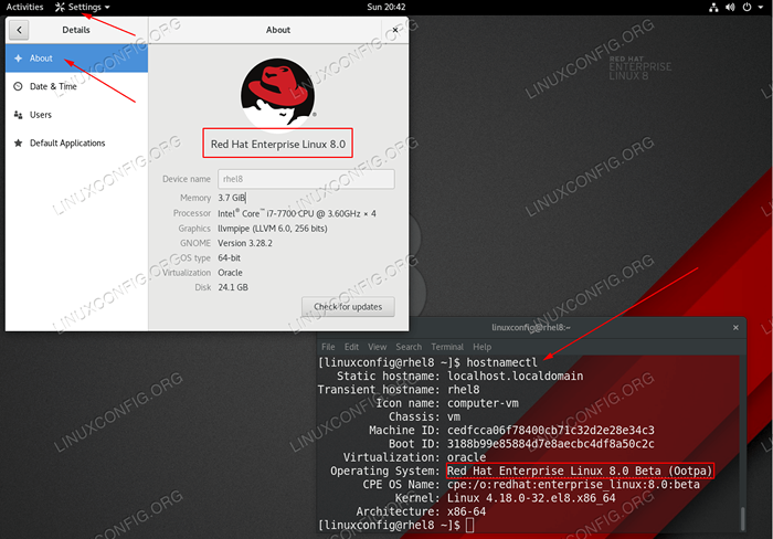 Cómo encontrar la versión de Redhat Linux instalada