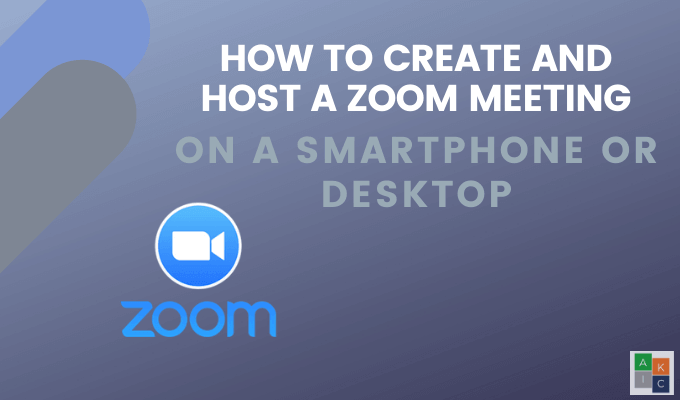 So hosten Sie einen Zoom -Cloud -Meeting auf einem Smartphone oder Desktop